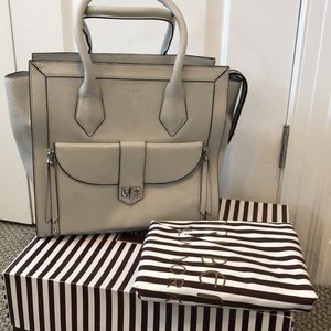 Henri Bendel Gray Tote Bag